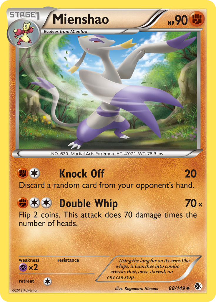 Mienshao (88/149) [Black & White: Boundaries Crossed] | Good Games Cannington