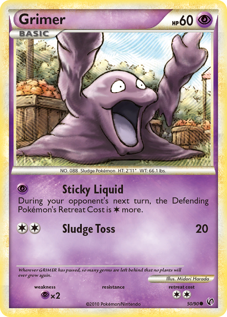 Grimer (50/90) [HeartGold & SoulSilver: Undaunted] | Good Games Cannington