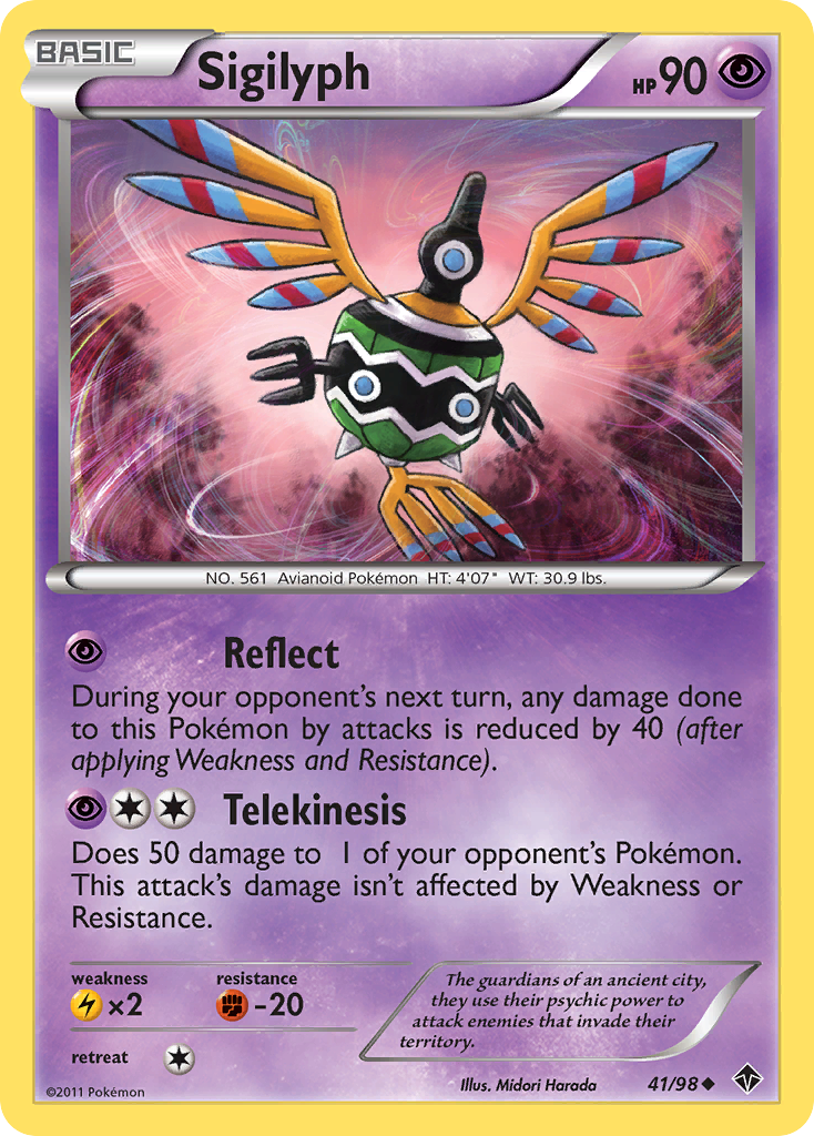 Sigilyph (41/98) [Black & White: Emerging Powers] | Good Games Cannington