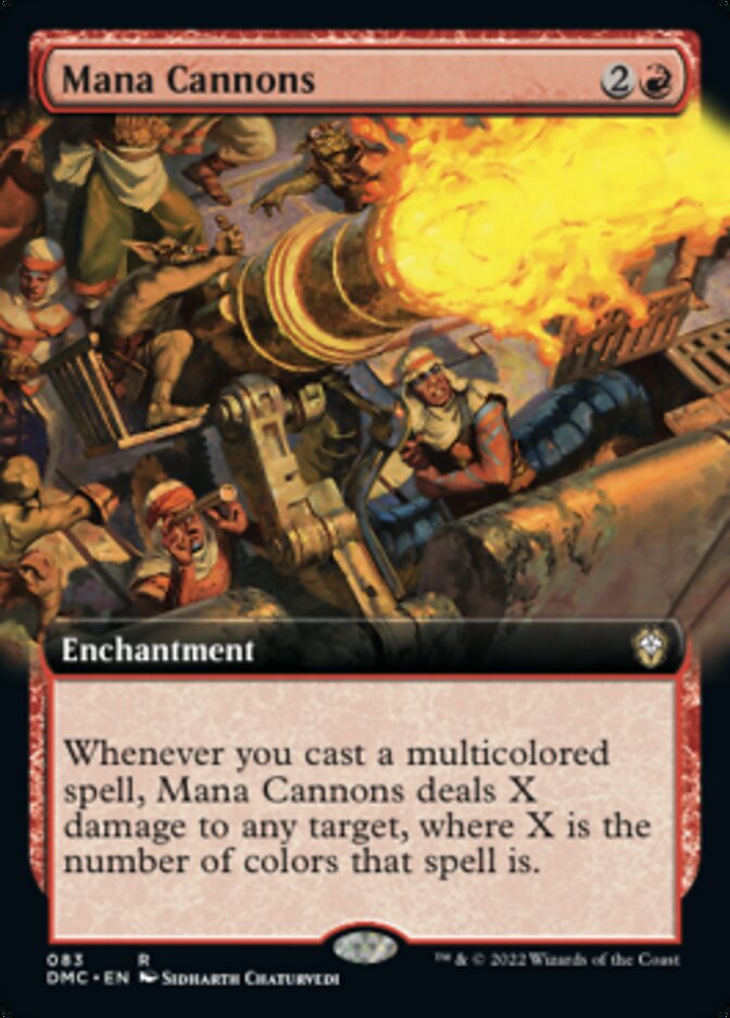 Mana Cannons (Extended Art) [Dominaria United Commander] | Good Games Cannington