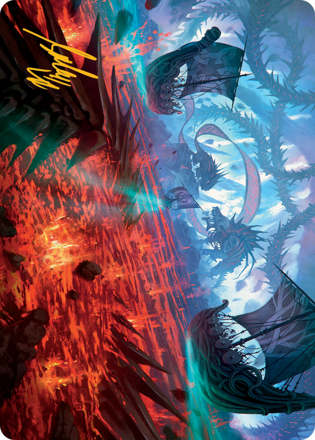 Invasion of Kaldheim Art Card (Gold-Stamped Signature) [March of the Machine Art Series] | Good Games Cannington