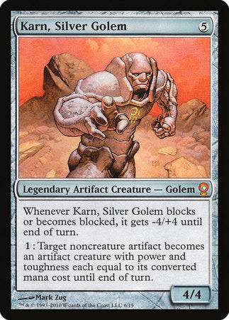 Karn, Silver Golem [From the Vault: Relics] | Good Games Cannington