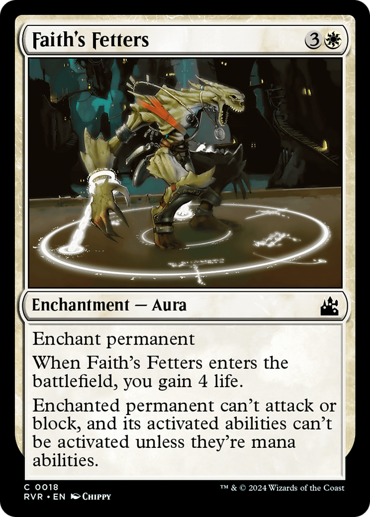 Faith's Fetters [Ravnica Remastered] | Good Games Cannington