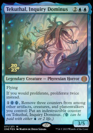 Tekuthal, Inquiry Dominus [Phyrexia: All Will Be One Prerelease Promos] | Good Games Cannington