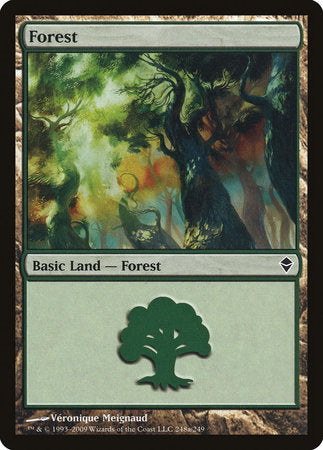 Forest (248a) [Zendikar] | Good Games Cannington