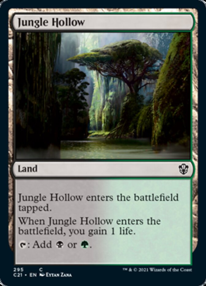 Jungle Hollow [Commander 2021] | Good Games Cannington