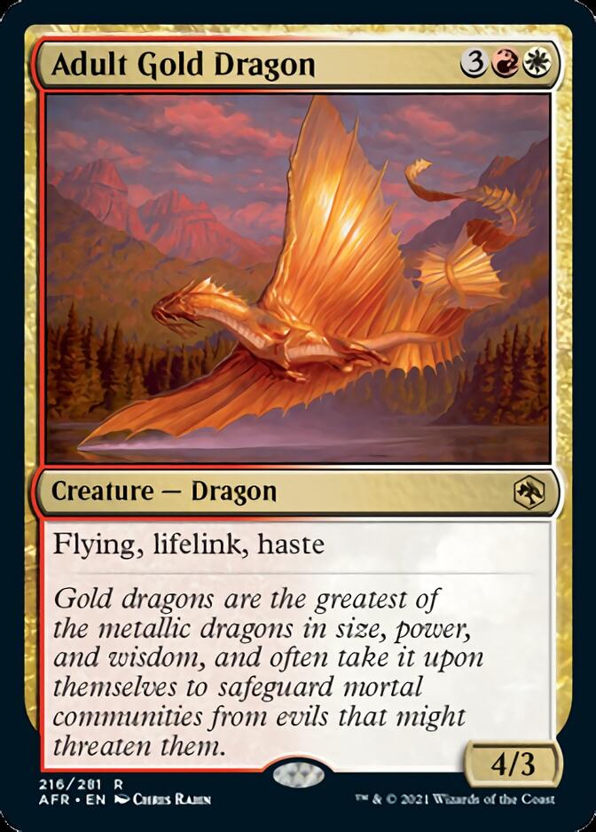 Adult Gold Dragon [Dungeons & Dragons: Adventures in the Forgotten Realms] | Good Games Cannington