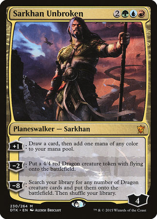 Sarkhan Unbroken [Dragons of Tarkir] | Good Games Cannington