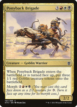 Ponyback Brigade [Khans of Tarkir] | Good Games Cannington