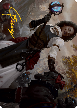 Skaab Wrangler Art Card (Gold-Stamped Signature) [Innistrad: Midnight Hunt Art Series] | Good Games Cannington