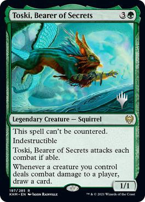 Toski, Bearer of Secrets (Promo Pack) [Kaldheim Promos] | Good Games Cannington