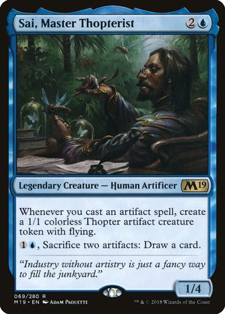 Sai, Master Thopterist [Core Set 2019] | Good Games Cannington