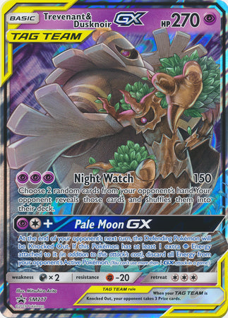 Trevenant & Dusknoir GX (SM217) (Jumbo Card) [Sun & Moon: Black Star Promos] | Good Games Cannington
