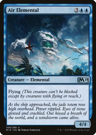 Air Elemental [Core Set 2019] | Good Games Cannington