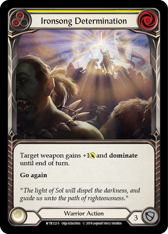 Ironsong Determination [WTR122-S] Alpha Print Normal | Good Games Cannington