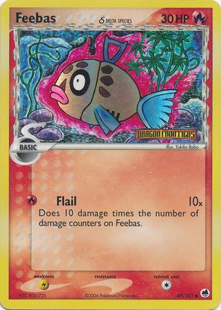 Feebas (49/101) (Delta Species) (Stamped) [EX: Dragon Frontiers] | Good Games Cannington