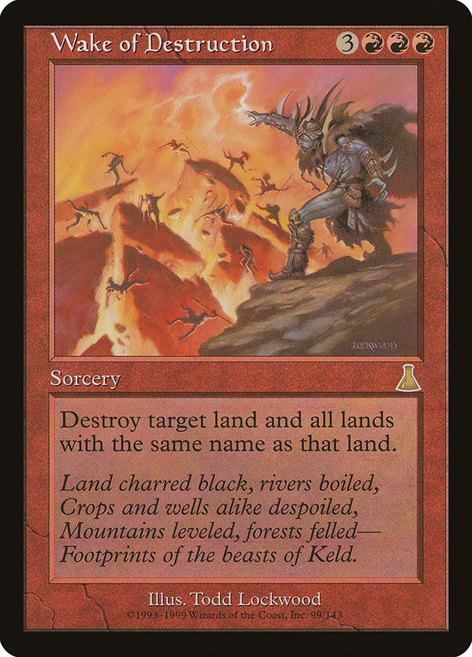 Wake of Destruction [Urza's Destiny] | Good Games Cannington