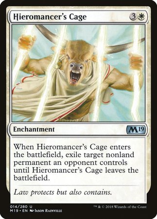 Hieromancer's Cage [Core Set 2019] | Good Games Cannington