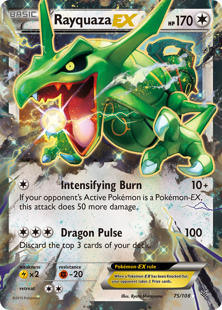 Rayquaza EX (75/108) [XY: Roaring Skies] | Good Games Cannington