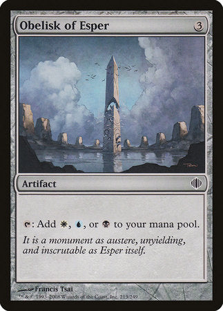 Obelisk of Esper [Shards of Alara] | Good Games Cannington