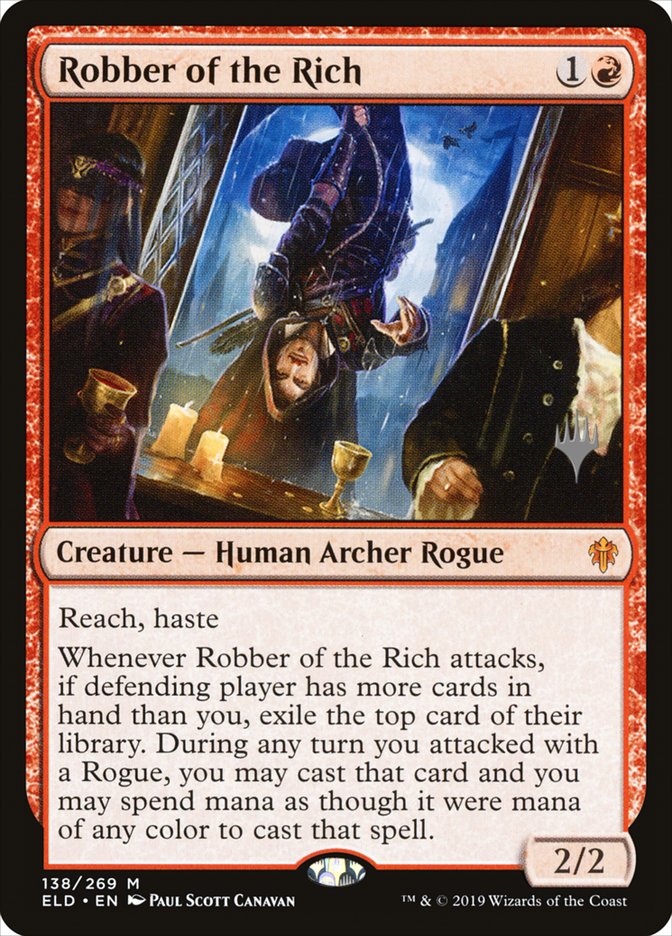 Robber of the Rich (Promo Pack) [Throne of Eldraine Promos] | Good Games Cannington