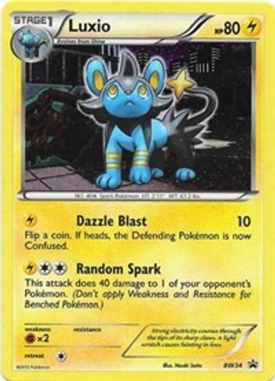 Luxio (BW34) (Cosmos Holo) [Black & White: Black Star Promos] | Good Games Cannington