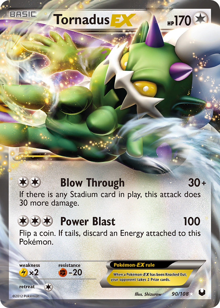 Tornadus EX (90/108) [Black & White: Dark Explorers] | Good Games Cannington