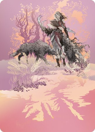 Arlinn, the Pack's Hope 2 Art Card [Innistrad: Midnight Hunt Art Series] | Good Games Cannington