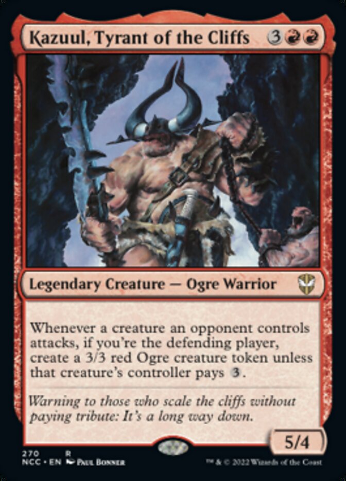 Kazuul, Tyrant of the Cliffs [Streets of New Capenna Commander] | Good Games Cannington