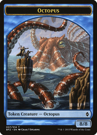 Octopus Token [Battle for Zendikar Tokens] | Good Games Cannington