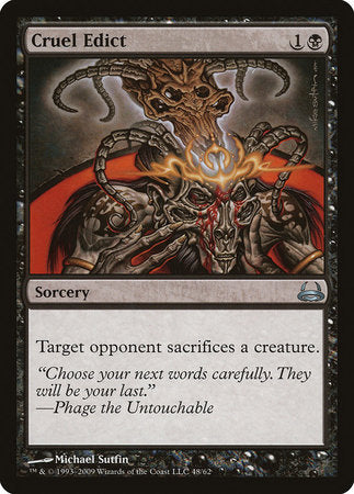 Cruel Edict [Duel Decks: Divine vs. Demonic] | Good Games Cannington