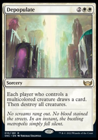 Depopulate (Promo Pack) [Streets of New Capenna Promos] | Good Games Cannington