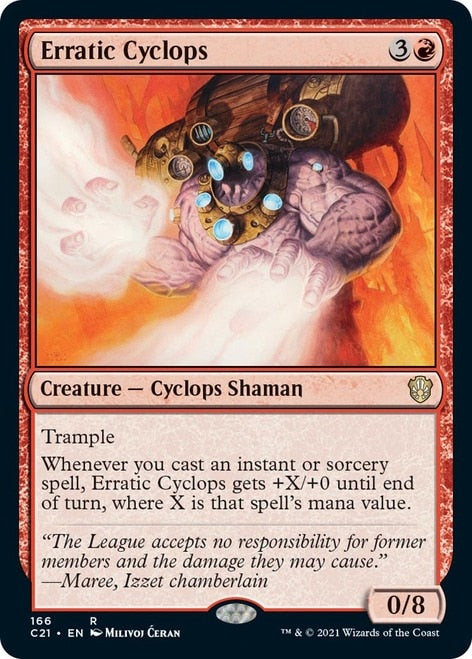 Erratic Cyclops [Commander 2021] | Good Games Cannington