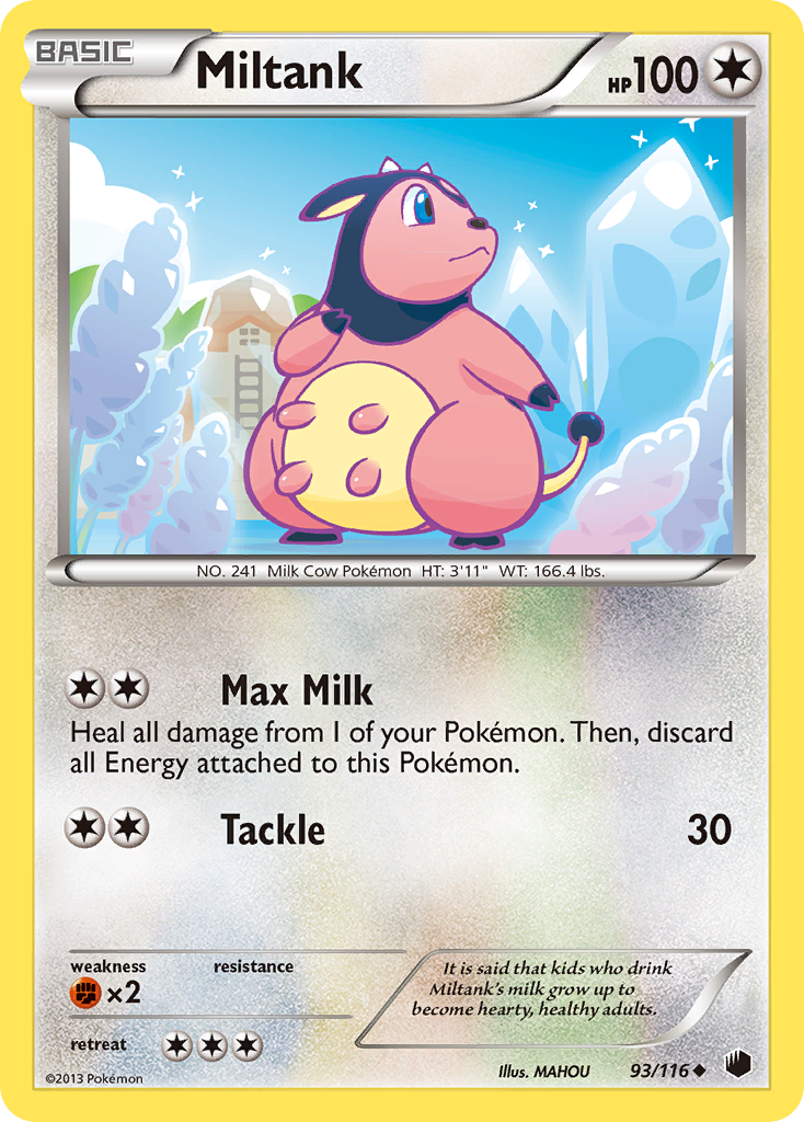 Miltank (93/116) [Black & White: Plasma Freeze] | Good Games Cannington