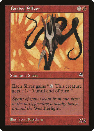 Barbed Sliver [Tempest] | Good Games Cannington