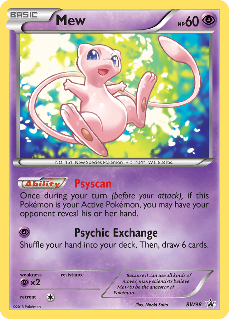Mew (BW98) [Black & White: Black Star Promos] | Good Games Cannington