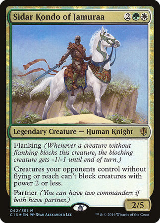 Sidar Kondo of Jamuraa [Commander 2016] | Good Games Cannington