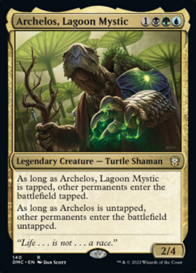 Archelos, Lagoon Mystic [Dominaria United Commander] | Good Games Cannington