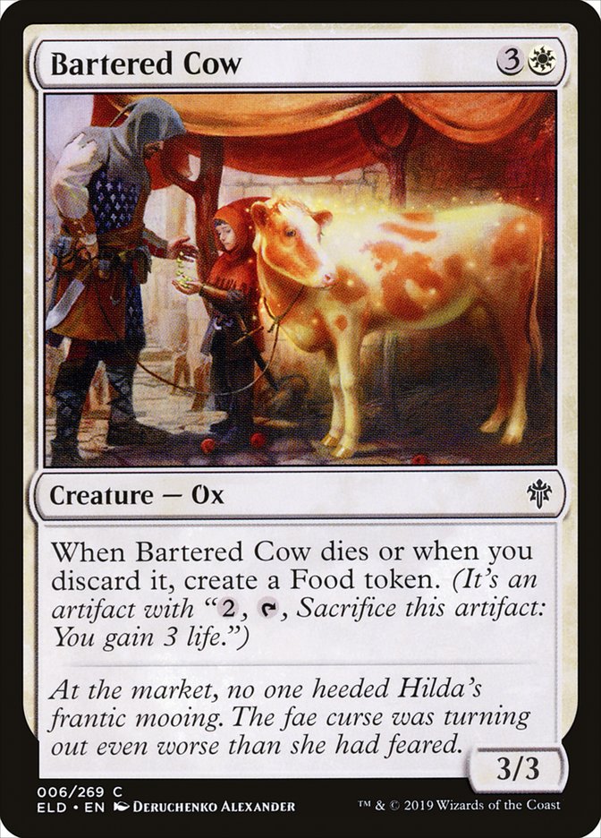 Bartered Cow [Throne of Eldraine] | Good Games Cannington