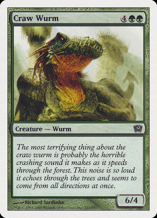 Craw Wurm [Ninth Edition] | Good Games Cannington