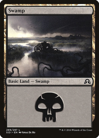 Swamp (289) [Shadows over Innistrad] | Good Games Cannington