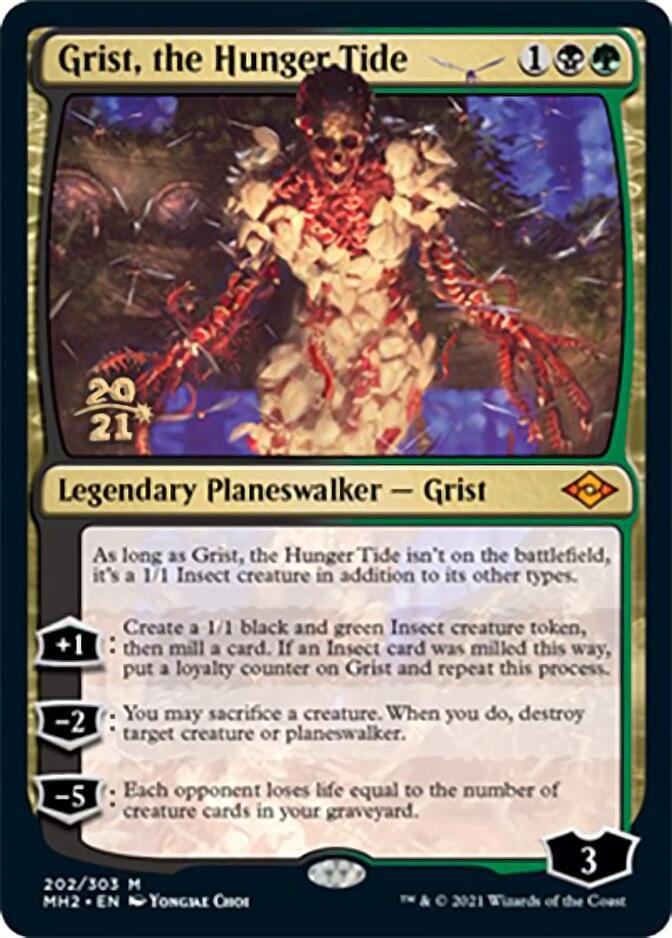 Grist, the Hunger Tide [Modern Horizons 2 Prerelease Promos] | Good Games Cannington