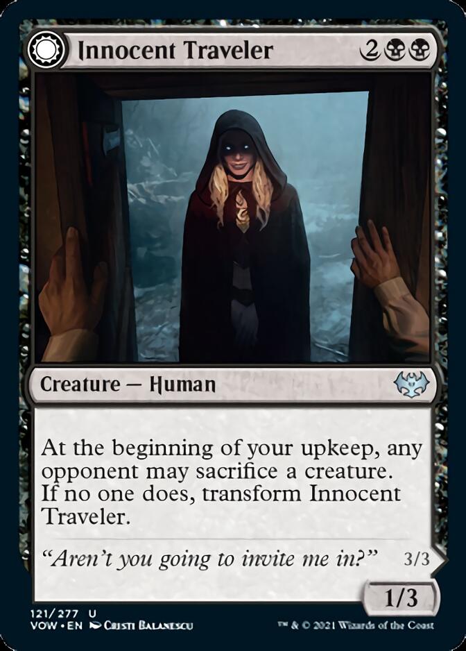 Innocent Traveler // Malicious Invader [Innistrad: Crimson Vow] | Good Games Cannington