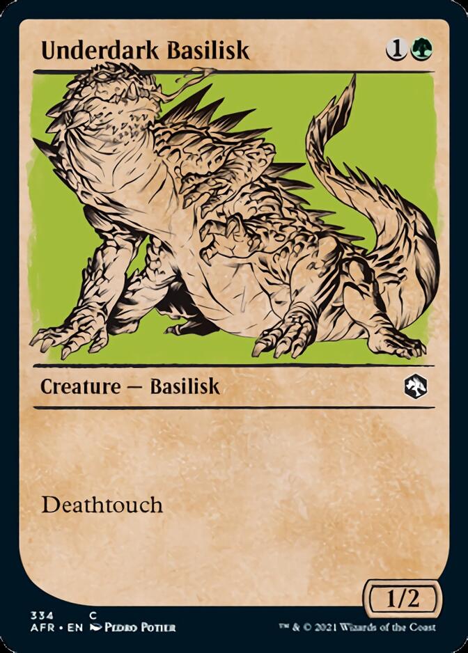 Underdark Basilisk (Showcase) [Dungeons & Dragons: Adventures in the Forgotten Realms] | Good Games Cannington