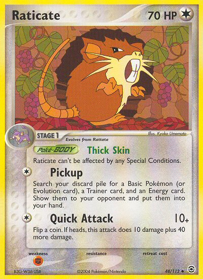 Raticate (48/112) [EX: FireRed & LeafGreen] | Good Games Cannington