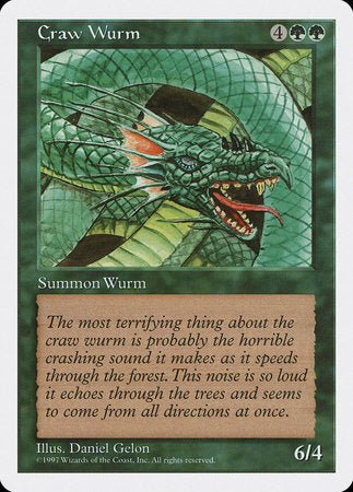 Craw Wurm [Fifth Edition] | Good Games Cannington