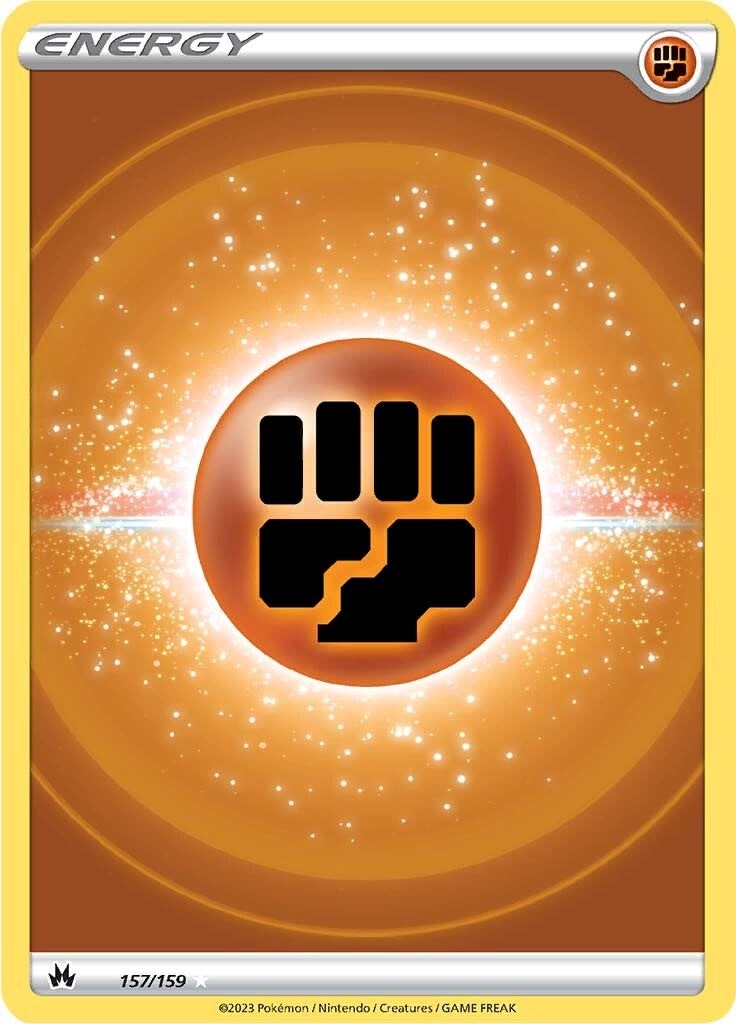 Fighting Energy (157/159) (Texture Full Art) [Sword & Shield: Crown Zenith] | Good Games Cannington