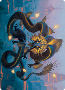Ao, the Dawn Sky 1 Art Card [Kamigawa: Neon Dynasty Art Series] | Good Games Cannington