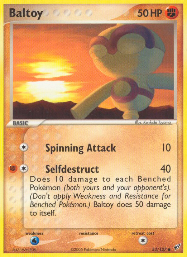 Baltoy (53/107) [EX: Deoxys] | Good Games Cannington