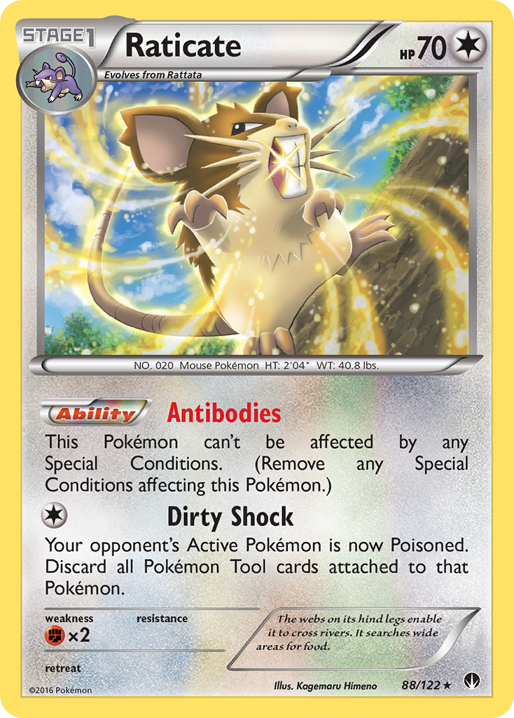 Raticate (88/122) [XY: BREAKpoint] | Good Games Cannington
